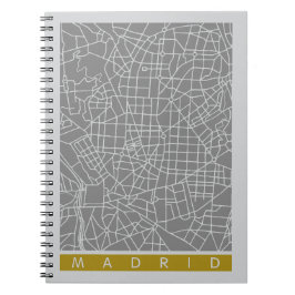 Madrid map ノートブック