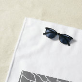 Madrid map ビーチタオル (インサイチュ)