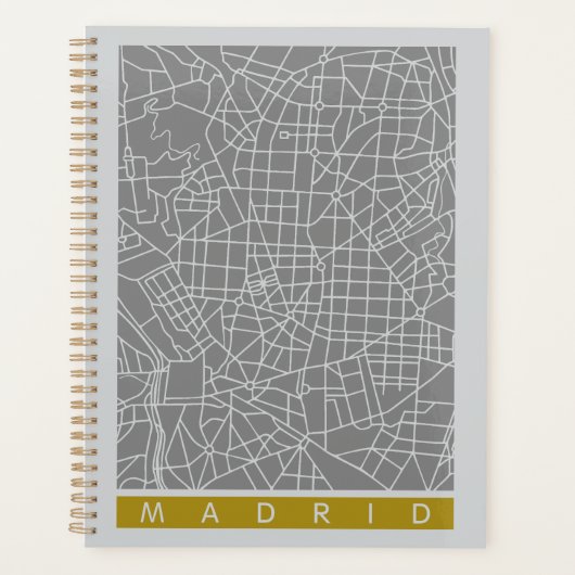 Madrid map プランナー手帳 (正面)