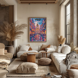 Madrid: Noches Vibrantes - Arte Contemporáneo ポスター