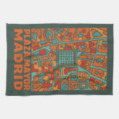 Madrid Plaza Mayor キッチンタオル (横)