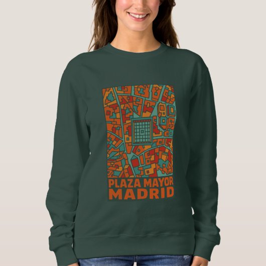 Madrid Plaza Mayor スウェットシャツ (正面)
