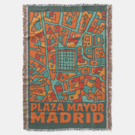 Madrid Plaza Mayor スローブランケット