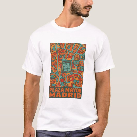 Madrid Plaza Mayor Tシャツ (正面)