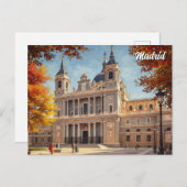 Madrid Spain Almudena Travel ポストカード (正面/裏面)