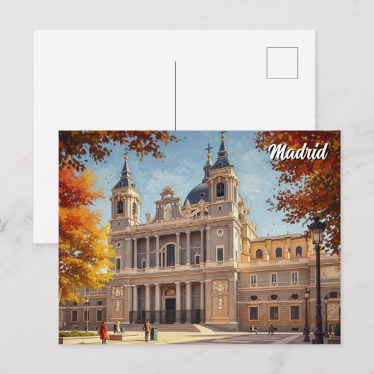 Madrid Spain Almudena Travel ポストカード (正面/裏面)