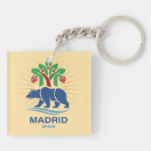 Madrid Spain Europe キーホルダー (裏面)