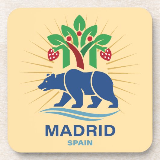 Madrid Spain Europe コースター (正面)