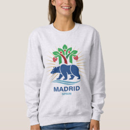Madrid Spain Europe スウェットシャツ