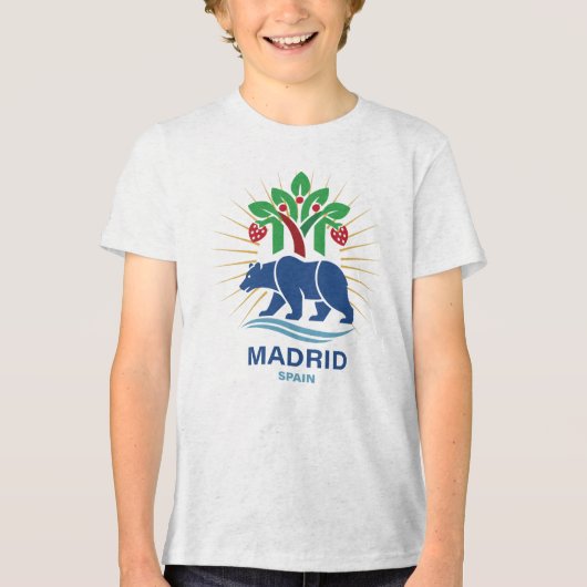Madrid Spain Europe トライブレンドＴシャツ (正面)