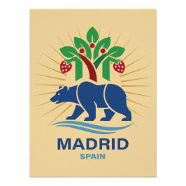 Madrid Spain Europe ポスター
