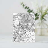 Madrid Spain Map ポストカード (スタンド正面)