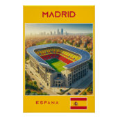 Madrid Stadium - Spain - Ecological Design ポスター (正面)