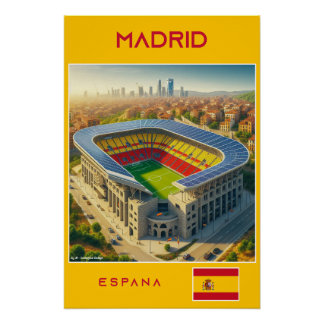 Madrid Stadium - Spain - Ecological Design ポスター