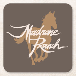 Madrone牧場コースター1 スクエアペーパーコースター