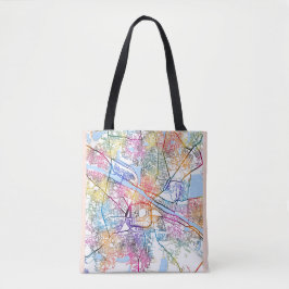 Madurai Tamil Nadu City Map トートバッグ