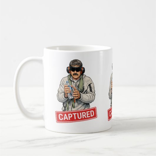 Maduro Captured Venezuela freedom  コーヒーマグカップ (左)