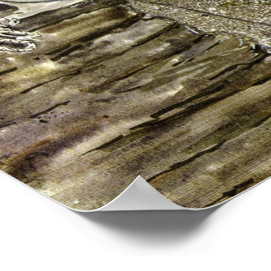 'Mady Botms (Polperro)'プリント ポスター (角)