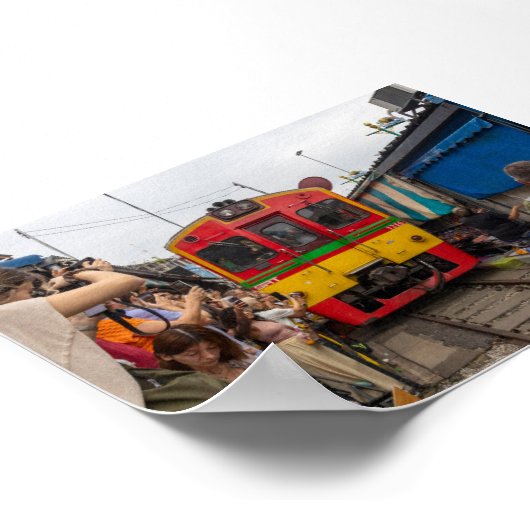 Mae Klong railway market ポスター (角)