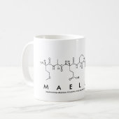 Maellysペプチド名mug コーヒーマグカップ (正面左)