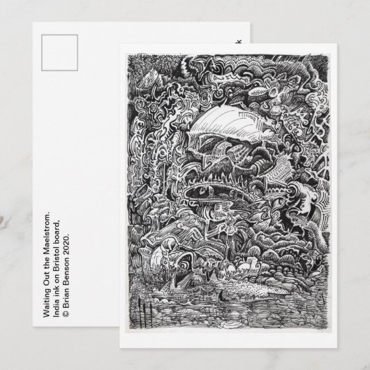 Maelstromフラットカードを待つ (正面/裏面)