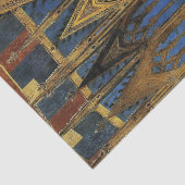 MAESTA,ヴァージンと子供，青金ゴールド黄色のクリスマス 薄葉紙 (詳細)