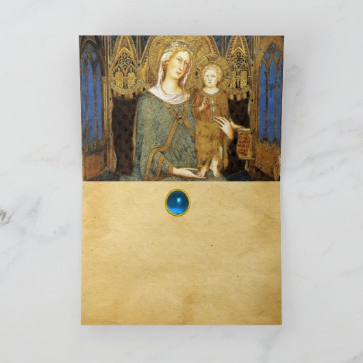 MAESTA,ヴァージンと子，ブルーサファイア シーズンカード (内部)