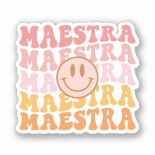 Maestraギフト、スペインの先生感謝 シール