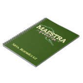 Maestra Fabulosaのパーソナライズでスペインのな先生 ノートブック (左側)