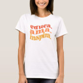 Maestra propeora espainol esecela Tシャツ (正面)