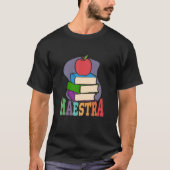 Maestra  Proud Spanish Teacher Tシャツ (正面)