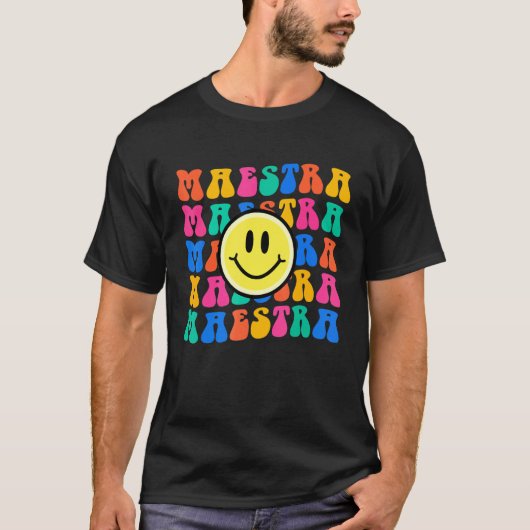 Maestra Spanish Teacher Back to School Tシャツ (正面)