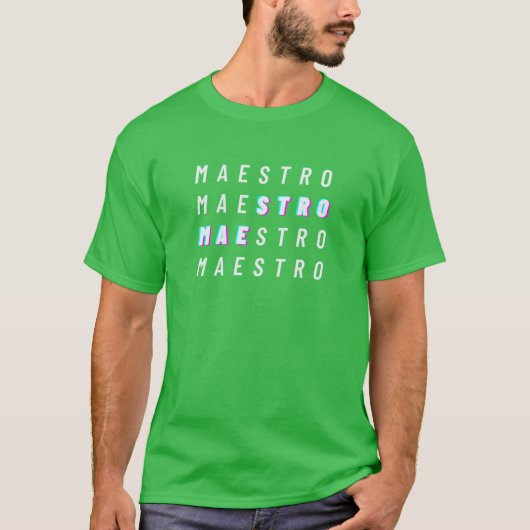Maestro Stromae Arcade Distorsion friend Tシャツ (正面)