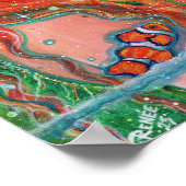 Maev Mermaid clownfish art by Renee Lavoie   ポスター (角)