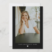 MAEVE白黒医療RNナース卒業 招待状 (裏面)