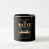 Maeve Girl名の定義 ツートーンマグカップ (中央)