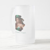 Maeve Green Corset Hostess Pub St Patrick's Day フロストグラスビールジョッキ (正面左)
