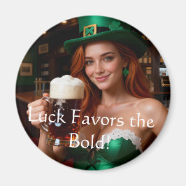 Maeve in Emerald Corset Irish Pub St Patrick's Day マグネット