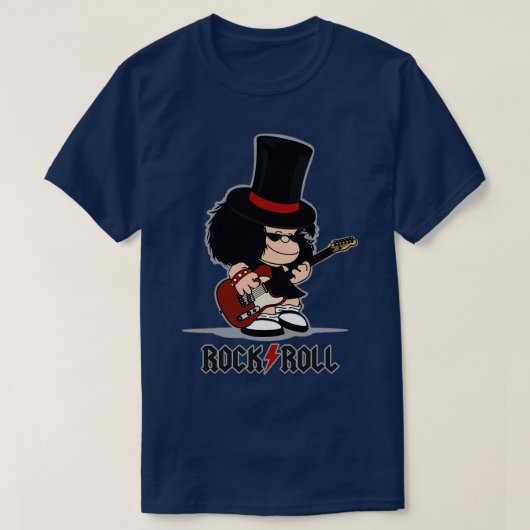 Mafalda Rockera Tシャツ (デザイン正面)