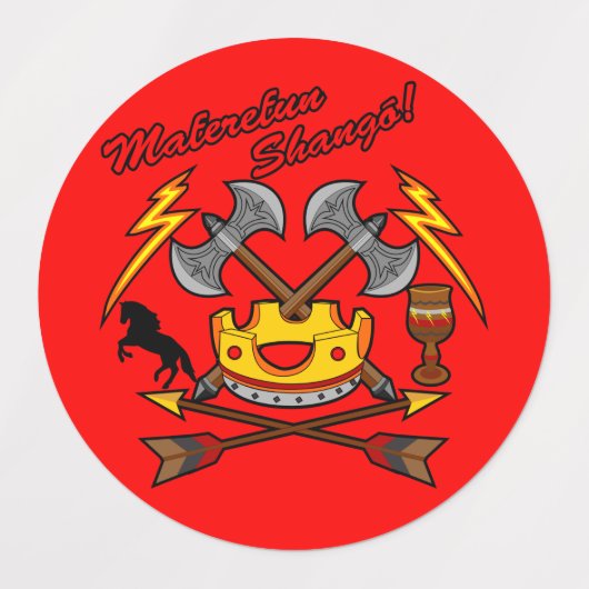 Maferefun Shangó ラベル (デザイン1)