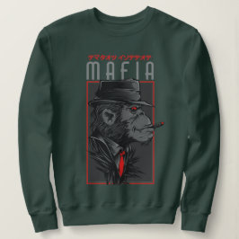 Mafia Monkey Smoking Cigar Graphic | Japan  スウェットシャツ