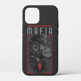 Mafia Monkey Smoking Cigar Graphic | Japan iPhone 12 Mini ケース