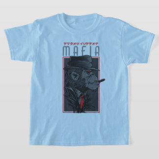 Mafia Monkey Smoking Cigar Graphic T-Shirt | Japan Tシャツ