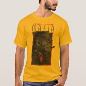 Mafia Monkey Smoking Cigar Graphic T-Shirt | Japan Tシャツ (正面)