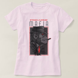 Mafia Monkey Smoking Cigar Graphic T-Shirt | Japan Tシャツ