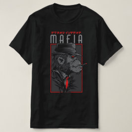 Mafia Monkey Smoking Cigar Graphic T-Shirt | Japan Tシャツ