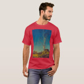 mafield parrish art nouveau retro tシャツ (正面フル)