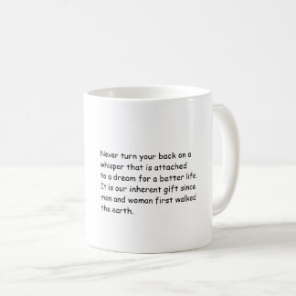 Magとおもしろい前向きメッセージ。 コーヒーマグカップ