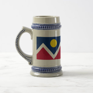 Magとデンバー州旗,コロラド州州-USA ビールジョッキ