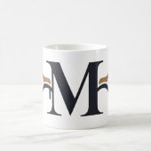 Magと文字"M"ロゴ コーヒーマグカップ (中央)